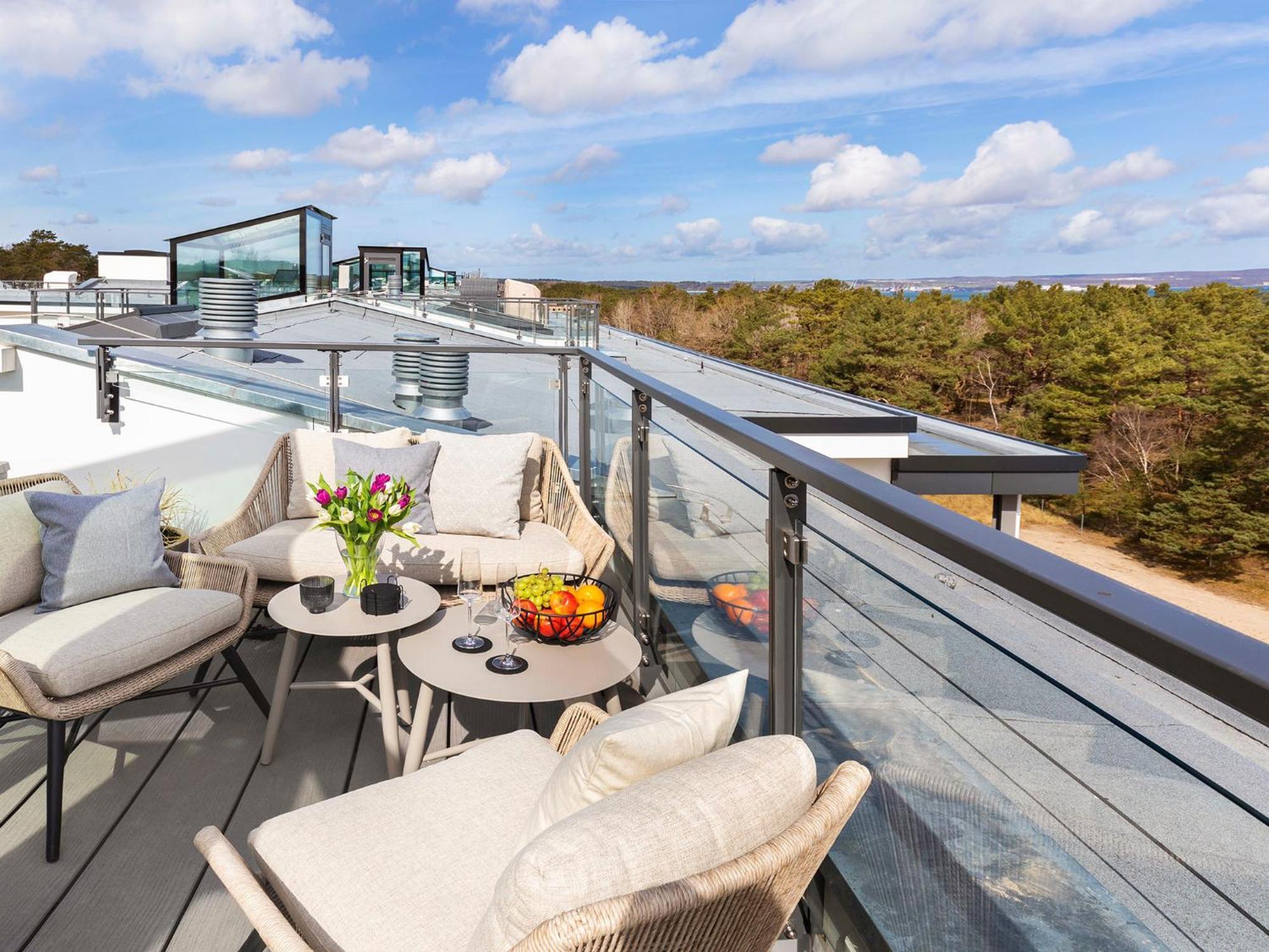 Fewo Prora - Deck54 Dachterrasse Binz Eksteriør billede